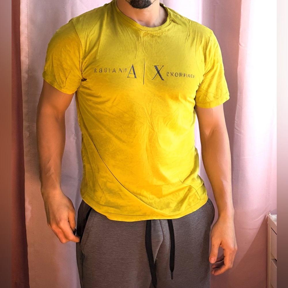 Armani Exchange Vibrant Yellow Tee